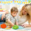 Haull 15 Set Sensory Mats Assorted Textured Sensory Floor Tiles Room Wall Panel Sensory Exercise Tactile Toy for Autistic Children Kids Baby Toddler Fidgeting Activity(Round,5.91 Inch) view 4