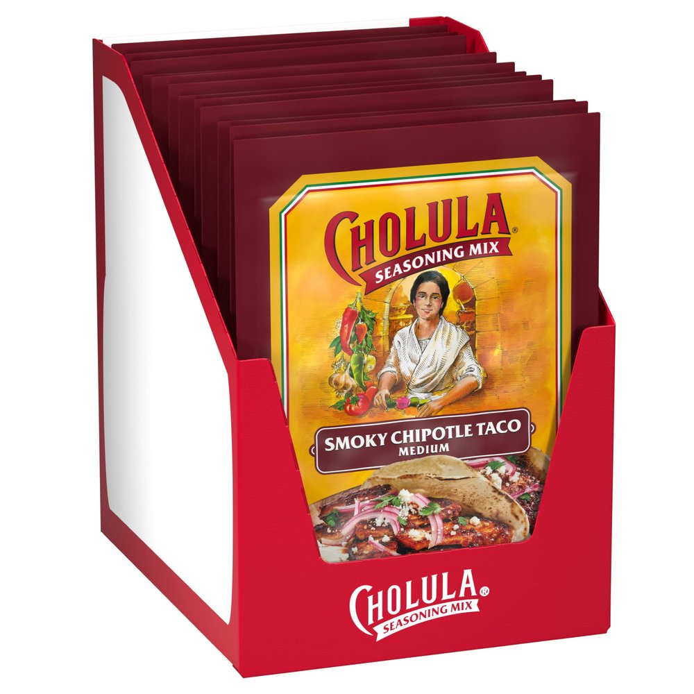 Cholula Smoky Chipotle Taco Seasoning Mix, 1 oz (Pack of 12)