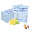 Hipruict Portable Cleaning Wipes, 100 Count Dish Soap Disposable Wipes, Individually Wrapped Dish Wipe for Travel and Camping Quick Cleaningups view 1