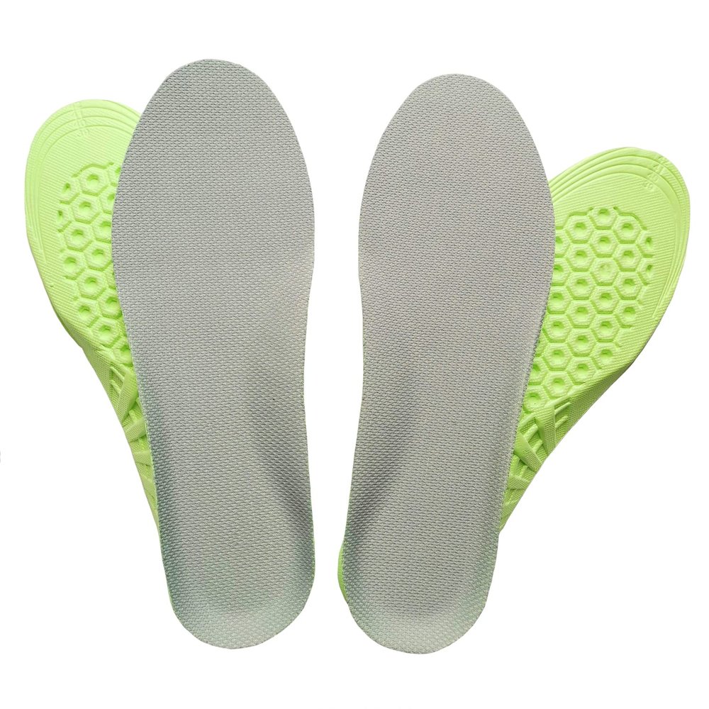 2 Pairs Honeycomb Elastic Shock Absorbing Shoe Insoles Breathable Sneaker Inserts Sports Shoe Insole Replacement Insoles for Men Women Kids (women9-10/ men7-9.5)