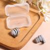 Swimming Ear Plugs, Ear Plugs for Sleeping Noise Cancelling Soft Reusable Waterproof Ear Plugs Silicone Noise Reduction Earplug for Adults Swimming Surfing Showering for Quiet Studying (Grey) view 4
