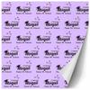 InterestPrint Custom Graduation Wrapping Paper Black Glitter Hat Text Purple Customized Name Gift Wrapping Paper,Gift Wrap Roll for Daughter Son on Graduation Day view 3