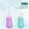 GOLDEN DEER 2 Pack Peri Bottle for Postpartum Care for Perineal Recovery 12.7 OZ Purple&Turquoise view 3