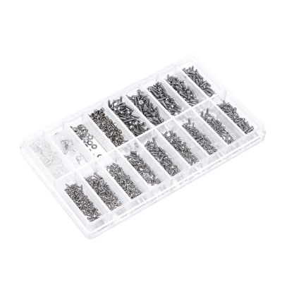 1Set Glasses Sunglasses Spectacles Watch Tiny Screws Nut Assortment Repair Tool Assorted Kit Used for Fixing Glasses/Watches (Color : Type 3)