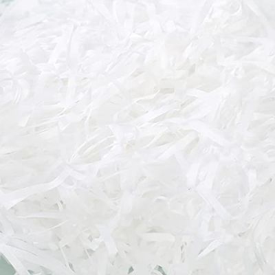Shredded Crinkle Paper Raffia Filler DIY Wedding Party Gift Box Candy Material Packaging Filler 100g (Color : 21 White RaffiaPaper, Size : 100g)