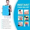 BLOBUSTE Full Back Ice Pack for Injuries Reusable Large Gel Ice Wrap for Back Pain Relief, Flexible Cold Therapy Compress for Swelling, Bruises, Sprains, Surgery, XXL, 21"x13" view 2