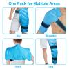 BLOBUSTE Full Back Ice Pack for Injuries Reusable Large Gel Ice Wrap for Back Pain Relief, Flexible Cold Therapy Compress for Swelling, Bruises, Sprains, Surgery, XXL, 21"x13" view 4