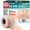 Silicone Scar Sheets, Silicone Scar Tape (1.6"x 60" Roll-1.5M), Reusable and Effective Scar Removal Sheets, Silicone Scar Removal Sheets for Surgical Scars, Healing Keloid, C-Section, Tummy Tuck view 1
