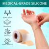 Silicone Scar Sheets, Silicone Scar Tape (1.6"x 60" Roll-1.5M), Reusable and Effective Scar Removal Sheets, Silicone Scar Removal Sheets for Surgical Scars, Healing Keloid, C-Section, Tummy Tuck view 3