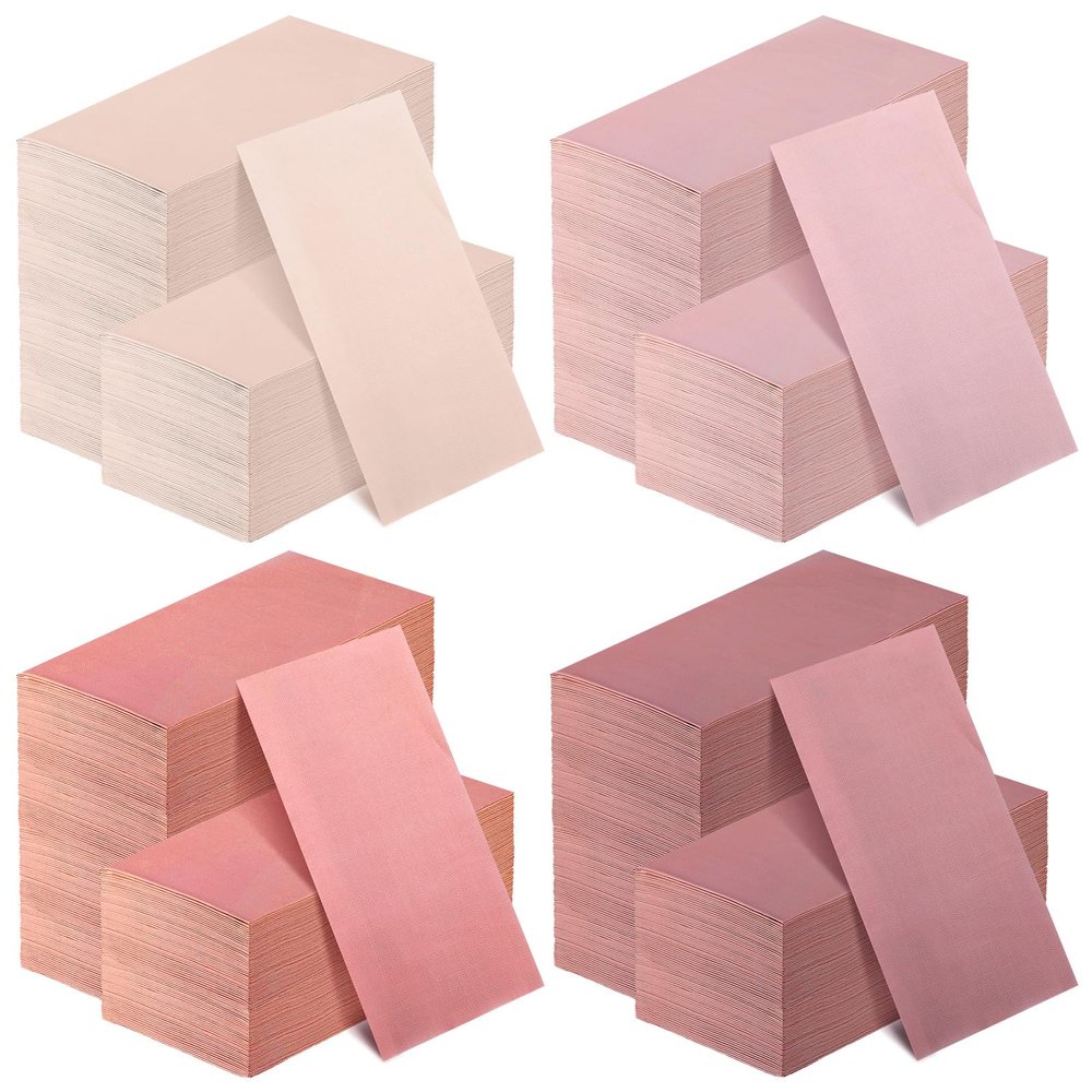 Glenmal 100 Pcs Paper Disposable Napkins 2 Ply Dinner Guest Cocktail Napkins Hand Towels for Wedding Spring Birthday Party Bridal Anniversary Reception, 13 x 16 Inches (Multiple Pink)