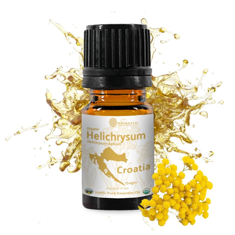 Nature Packaged Helichrysum Essential Oil - Direct from Malagassi Farms in Madagascar - 100% Pure Therapeutic Grade - Bulk Essential Oils - Used for Soap Making & Aromatherapy Oil (5ml)