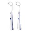 Ceonam 2 Pcs Dental Mirror with Light Tool LED Lighted Teeth Inspection Mirror Anti Fog Curve Angle Dentist Oral Care Tool (Dark Blue) view 1