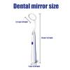 Ceonam 2 Pcs Dental Mirror with Light Tool LED Lighted Teeth Inspection Mirror Anti Fog Curve Angle Dentist Oral Care Tool (Dark Blue) view 2