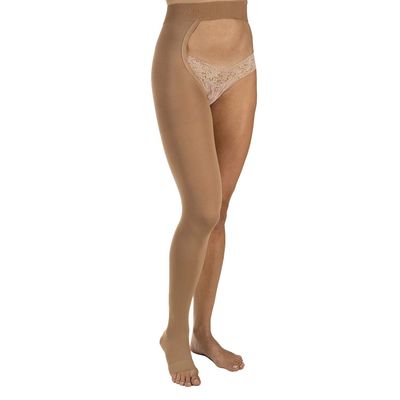 JOBST Relief Compression Stockings 20-30 mmHg Chap, Right, Open Toe, Beige - Choose Your Size