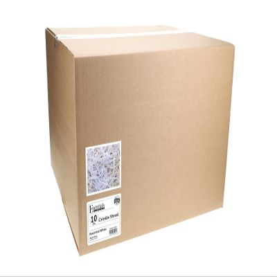 Essentials by Leisure Arts Crinkle Shred Box, Assorted White, 10lbs Shredded Paper Filler, Crinkle Cut Paper Shred Filler, Box Filler, Shredded Paper for Gift Box, Paper Crinkle Filler, Box Filling