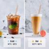 HANSGO Sugarcane Straws, 200PCS Drink Straws Disposable for Hot Cold Drinks, Coffee, Cocktail, Juice Home Favor, The Beach Party, Natural Brown view 4