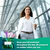 Green Fern Style Menstrual Kit All-in-One 50 Pack | Convenience on The Go | Period Kit Pack for Travelling, Tweens & Teenagers or just When Youre Out | Individually Wrapped Feminine Hygiene Product view 3