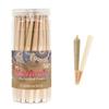 Kashmir Pre Rolled Cones King Size 108mm  50 Pack Unbleached Natural Fiber Cones with W-Shaped Tips  Slow Burn Rolling Papers for Smooth, Even Smoke  Easy Fill, Premium Pre Rolls view 1
