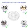 2 pcs Replacement Charger Cover Plastic Clear Stand Holder for Philips Electric Toothbrush Charger Base CBA3001 HX9100 CBA1001 CBA2001 HX939B HX991R HX993W HX9350 HX9500 HX9911 view 2