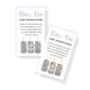 Libby Glass Can Care Instruction Cards | 50 pk | for Frosted Glass for Sublimation with Bamboo Lids 16 oz. SVG Wrap Care Instructions Packaging Client Cards Leopard view 1