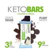 No Sugar Keto Bar Snack - Low Carb No Sugar Keto Snack Food with Keto Friendly Macros (24 x 1.41oz Bars, Cookies and Cream) view 3