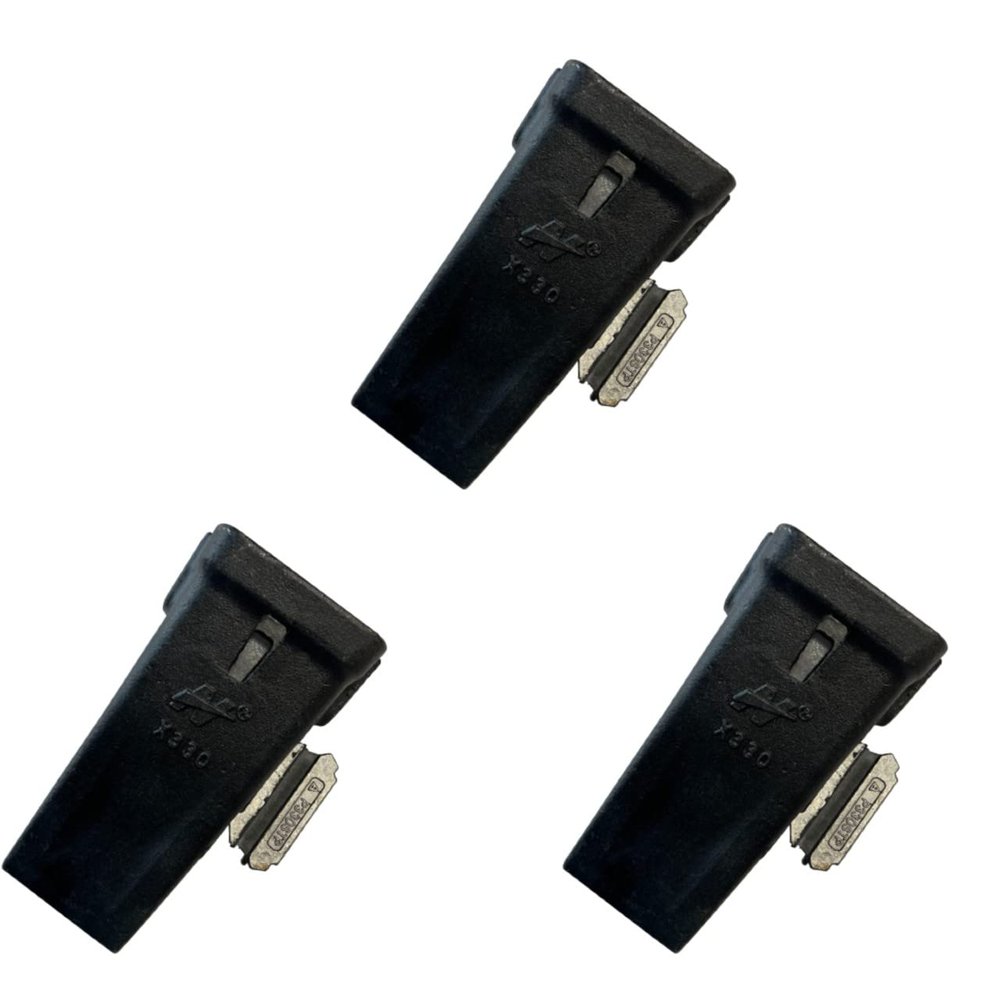 3 Sets X330 Bucket Teeth, Bucket Tooth Digging w/Fix Pin K330