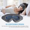 Sleep Mask for Men Women,Upgraded 3D Deep Contoured Eye Covers for Sleeping with Adjustable Strap,Block Out Light, Soft Comfort Eye Shade Cover for Travel Yoga Nap (1pcs, Grey) view 4