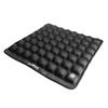 ANMSVI Air Inflatable Pressure Relief Seat Cushion for Wheelchair, Car, Office, Home Living, Adjustable Firmness for Coccyx, Sciatica Pain Relief, Tailbone Pain Relief, 18x17 inches with Grey Cover view 1
