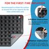 ANMSVI Air Inflatable Pressure Relief Seat Cushion for Wheelchair, Car, Office, Home Living, Adjustable Firmness for Coccyx, Sciatica Pain Relief, Tailbone Pain Relief, 18x17 inches with Grey Cover view 3
