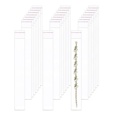 BornFeel 1000pcs Long Adhesive Cello Bags 1'' x 8'' Self Sealing Cellophane Bags Clear Resealable Cello Bags 1mil for Candy Gifts Favors Pen Jewelery Samples Beads