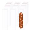 3" x 11" 500pcs Long Adhesive Bags Clear Cello Jewelry Bag Tiny Self Cellophane Bags 1 Mil for Bakery Cookies Candies Jewelry Crafts (8 Sizes to Choose from) view 1
