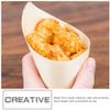 Hemoton 300pcs Multi-function Dessert Cones for Parties Weddings and Catering Events Premium Ice Cups Elegant Snack Holders for Fries Appetizers and More view 3