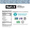 That's it. Fruit Bars 12 Variety Pack (6 Strawberry, 6 Blueberry) 100% Natural Real Fruit Bar, High Fiber Vegan, Gluten Free, Paleo, Non-GMO, No Sugar view 2