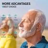 Tanlenki Hearing Aids for Seniors Rechargeable with Noise Cancelling, 8-Channel Mini Digital Hearing Amplifiers for adults with Charging Case and LED Power Display with One Week Backup Power (Black) view 2