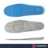 Twisted X Womens CellSole Round Toe Footbed Blue 10 view 2