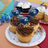 Southern Indiana Primary Logo Heart Love Cupcake Picks Toppers Decoration Set of 6 view 4