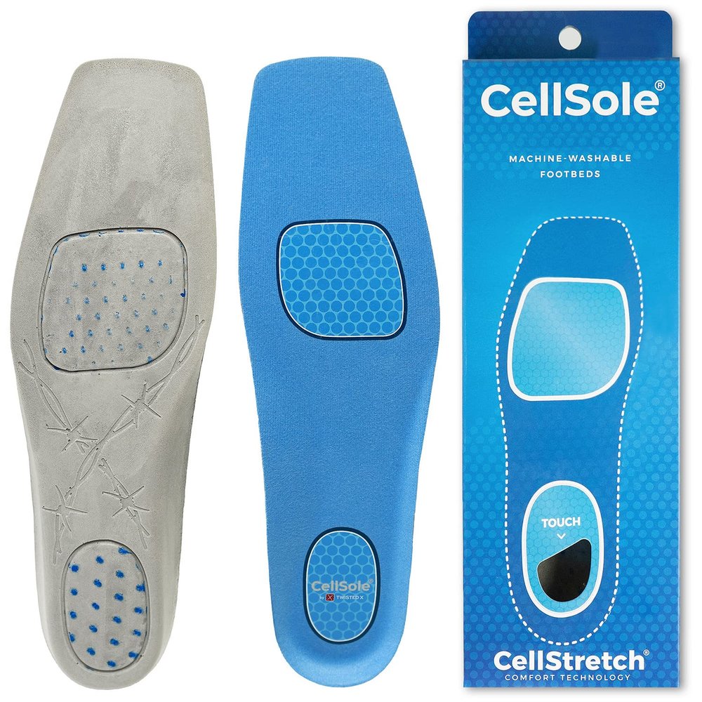 Twisted X Women's Square Toe CellSole Footbed Boot Insole