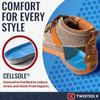 Twisted X Mens CellSole Round Toe Footbed Blue 8 view 3