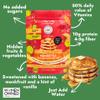 Hidden Foods Homestyle Pancake Mix and Waffle Mix | Thick & Fluffy Pancake with Oats, Flaxseed & Hidden Fruits & Veggies | Rich in Protein, Fiber and Vitamins | Breakfast Meal Just Add Water - 2 Pack view 3
