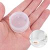 10pcs Travel Ear Plugs Travel Container Small Storage Medicine Kit Containers Pocket Case Clear ers with Lids White Cordless Round view 2