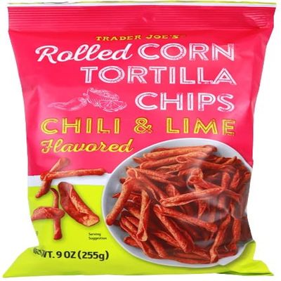 Trader Joe's Chips And Snack - All Flavors (Chili & Lime - 9 Oz, 5 Pack)