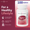 GeriCare Vitamin B-12 1000mcg High Potency Tablets, Premium Dietary Supplement for Boosting Energy, Supporting Brain Health, and Maintaining a Healthy Nervous System 100 Count (Pack of 1) view 2