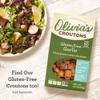 Butter And Garlic Croutons For Salad - Garlic Butter Croutons For Salads - Salad Toppings Crunchy - Crunchy Garlic Topping - Caesar Croutons - Olivia's Croutons - .75oz (50 count) view 4
