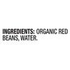 WESTBRAE 15 oz Natural Organic Red Beans, No Salt Added, Source of Plant Based Protein and Fiber, Low Fat, Gluten Free, (Pack of 12) view 3