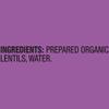 WESTBRAE 15 oz Natural Organic Lentil Beans, No Salt Added, Source of Plant Based Protein and Fiber, Low Fat, Gluten Free, (Pack of 12) view 3