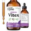 Wild & Organic Vitex Tincture - Mood & Perimenopause Support - 4 fl oz view 1