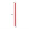10-1/4 Inch Plastic Drinking Straw 7.5mm Pack of 300 Counts Red Plastic Straw view 2