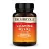 Dr. Mercola Vitamins D3 & K2 Low Dose - Maintain Vitamin D Levels - Supports Immune & Bone Health - MenaQ7 Chickpea-Sourced K2 - Non-GMO, Gluten-Free & Soy-Free - 30 Capsules (30 Servings) view 1