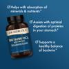 Dr. Mercola Betaine HCL & Pepsin - Digestive Support Supplement for pH Balance - Aids Mineral & Nutrient Absorption - Digestive Aid - Non-GMO, Gluten-Free & Soy-Free - 90 Capsules (30 Servings) view 4