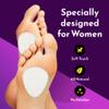 12-Pack Metatarsal Pads for Women - 1/4 Thick, Comfort Foot Cushions for Heels & Pain Relief, Forefoot Support, Ideal for Metatarsalgia, Morton's Neuroma, Sesamoiditis view 2